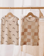 BABYBEK Premium Pamuklu Balina-Smiley 2'li Çocuk Atlet