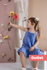 OUTLET Menekşe Müslin Elbise