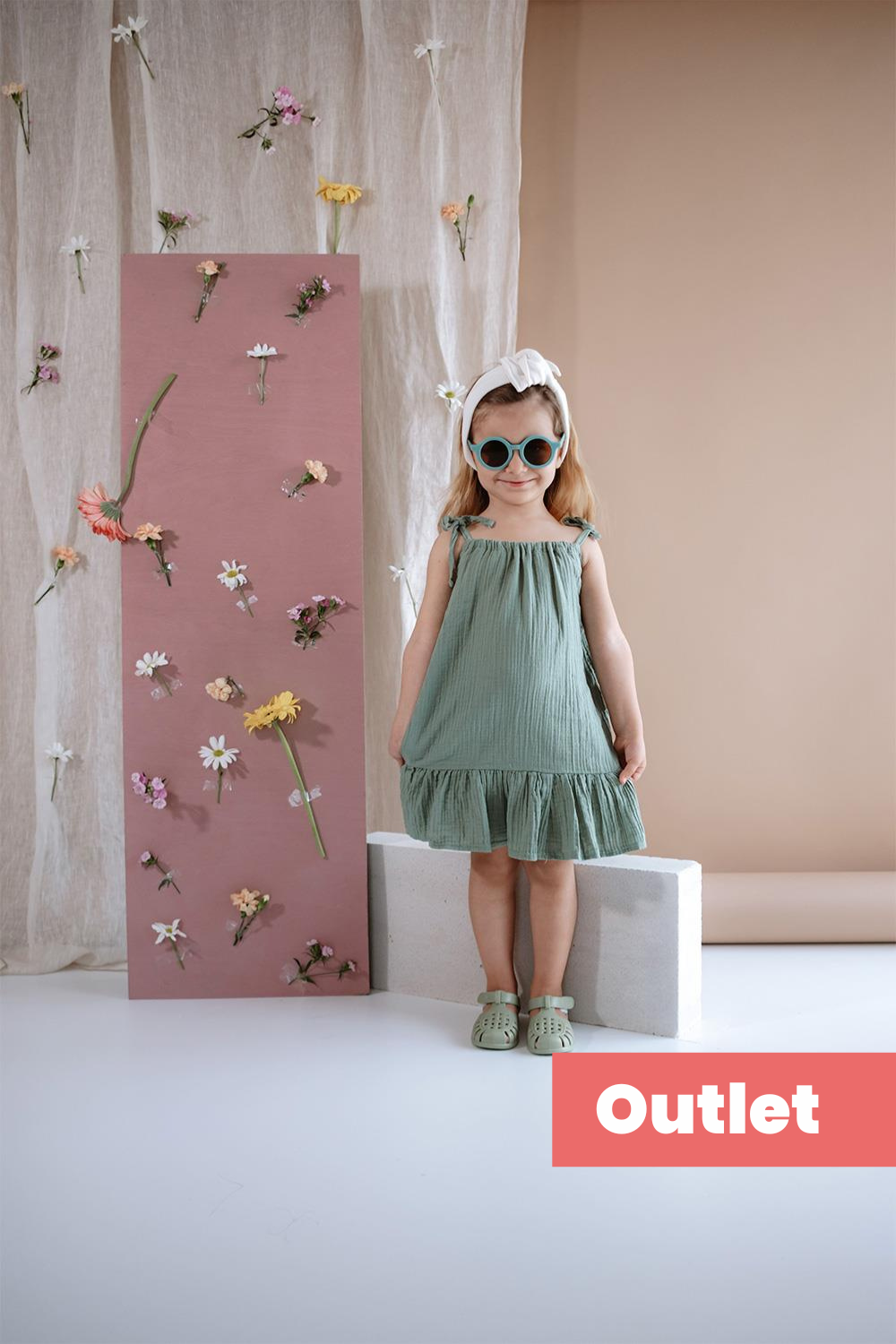 OUTLET Çağla Müslin Elbise