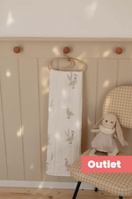 OUTLET Beyaz Ördek Müslin Örtü (Özel Doku)