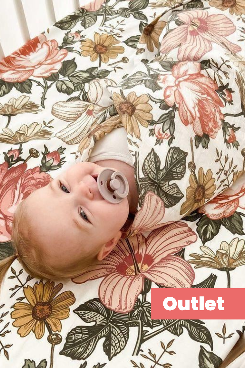 OUTLET Vintage Rose Müslin Örtü
