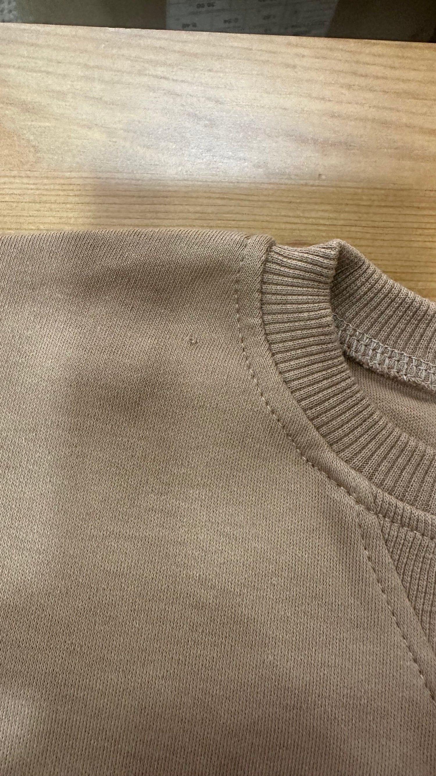 BABYBEK OUTLET Premium Oversize Unisex Çocuk Kahverengi T-shirt