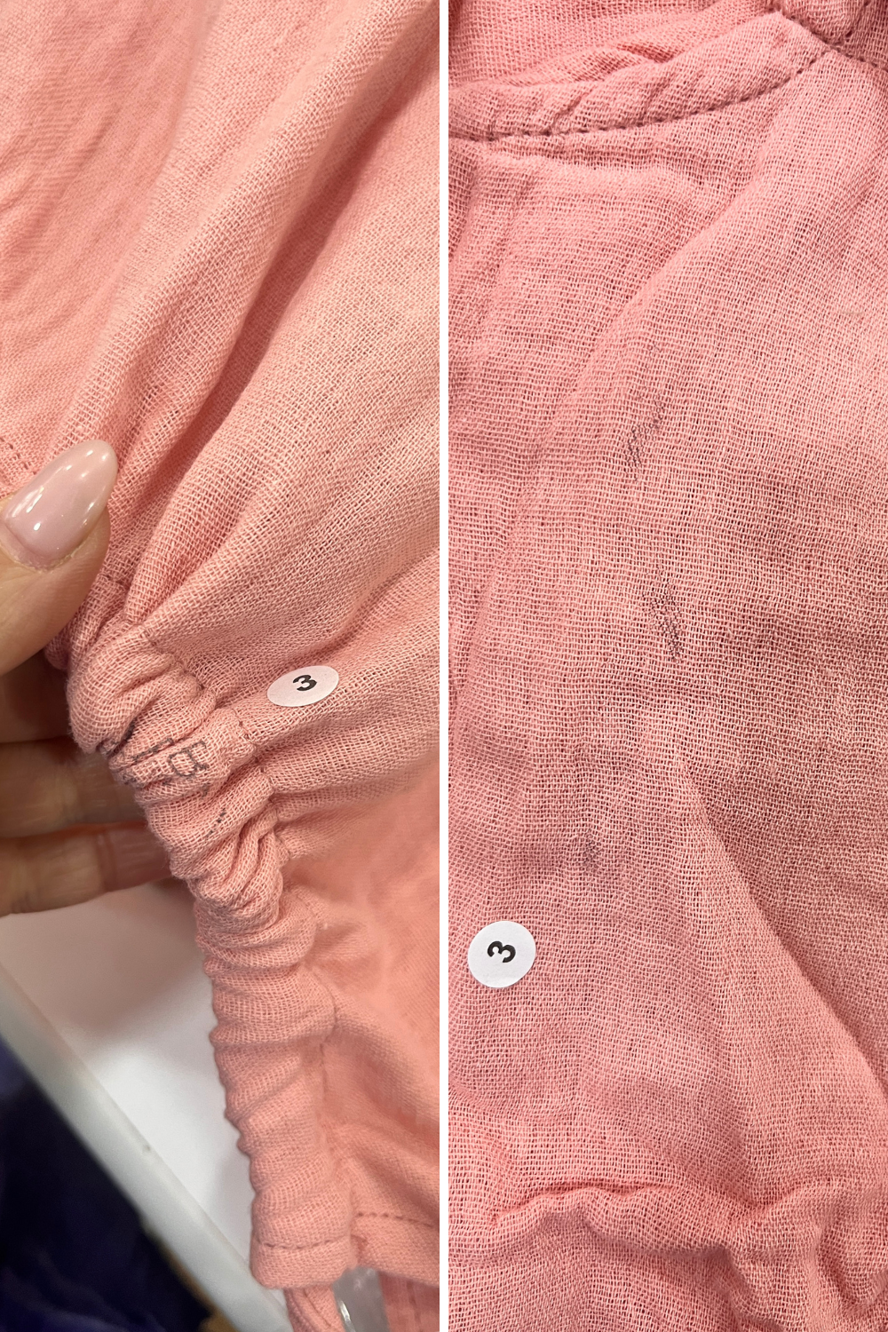 OUTLET Pembe Müslin Elbise