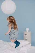 Babybek Kız Çocuk Fırfırlı Pijama Elbise