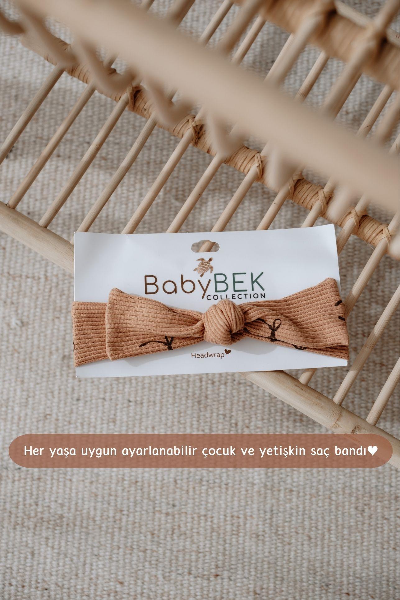 BABYBEK Kurdele Desenli Bağlamalı Saç Bandı