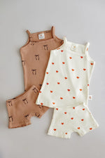 BABYBEK Premium Pamuklu İkili Şortlu Desenli Takım Kız Çocuk İç Çamaşırı