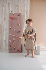 Gökkuşağı Vizon Havlu Panço